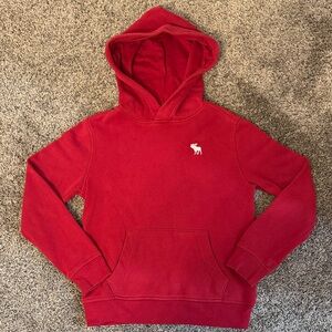 Abercrombie Kids Red Hoodie with Logo